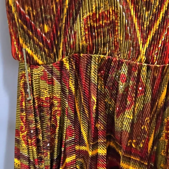 Colorful Geometric Patterned Dress - Picture 4 of 6